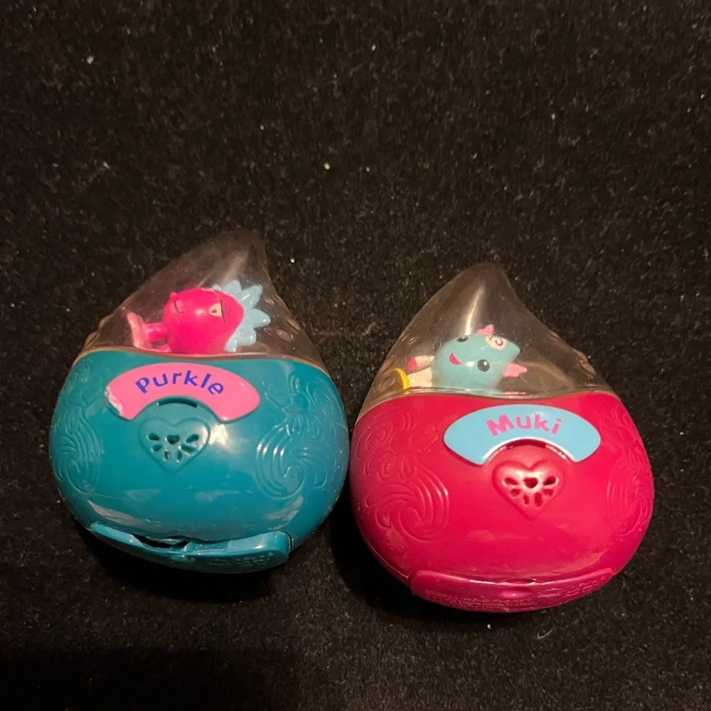 Lot of 2 Wild Planet Aquapets Dew Drops Voice Activated Interactive Aqua Pets